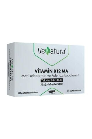 Venatura Vitamin B12 Ma Metilkobalamin ve Adenozilkobalamin Takviye Edici Gıda