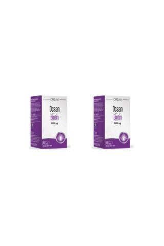 Ocean Biotin 5000 mcg 60 Kapsül 2 Adet