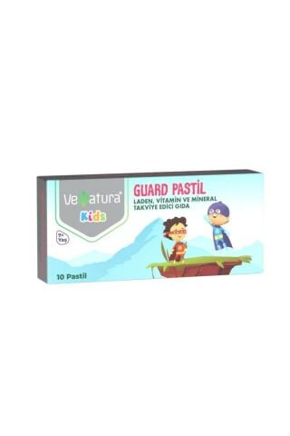 VeNatura Kids Guard Pastil, Vitamin ve Mineral Takviye Edici Gıda 10 Pastil