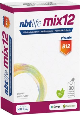 Nbt Life Mix12 B12 Ağızda Dağılan 30 Kapsül