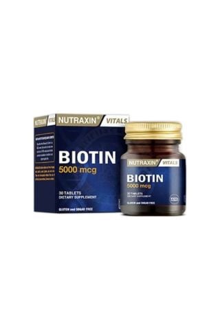 Nutraxin Biotin 5000 mcg 30 Tablet