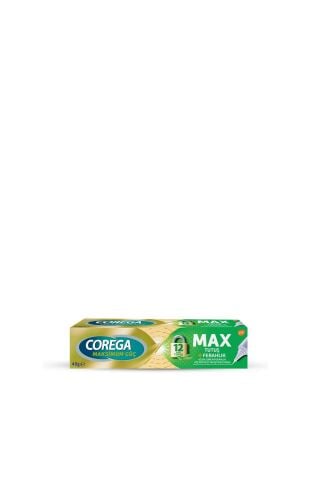 Corega Max Tutuş Ferahlık Protez Yapıştırıcı Krem 40g