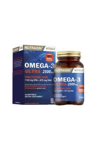 Nutraxin Omega 3 Ultra 2500 mg 30 Kapsül