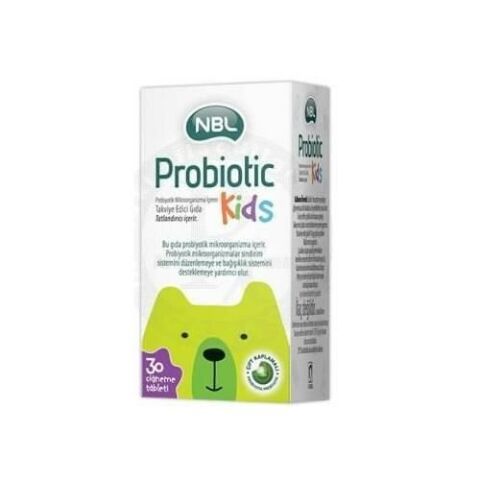 NBL Probiotic Kids 30 Çiğneme Tableti