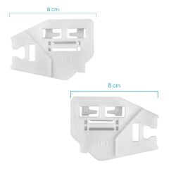 Rear Window Jack Plastic for BMW X5 Series E46-SET