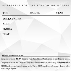 Volkswagen, Audi, Skoda, Seat için Stop Soketi