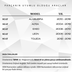 Seat Leon, Skoda Octavia  için Yağ Soğutucu Contası
