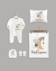 Aya Tutunan Koala Modeli 5'li Organik İsme Özel Hastane Çıkışı