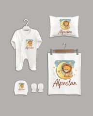 Ay Üzerinde Aslan Modeli 5'li Organik İsme Özel Hastane Çıkışı