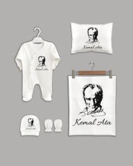 Atatürk Temalı 5'li Organik İsme Özel Hastane Çıkışı