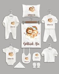 Sevimli Hayvanlar Modeli 11'li Organik İsme Özel Hastane Çıkışı