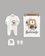 Sevimli Koala Modeli 4'lü Organik İsme Özel Hastane Çıkışı