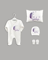 Soft Yaprak Modeli 4'lü Organik İsme Özel Hastane Çıkışı