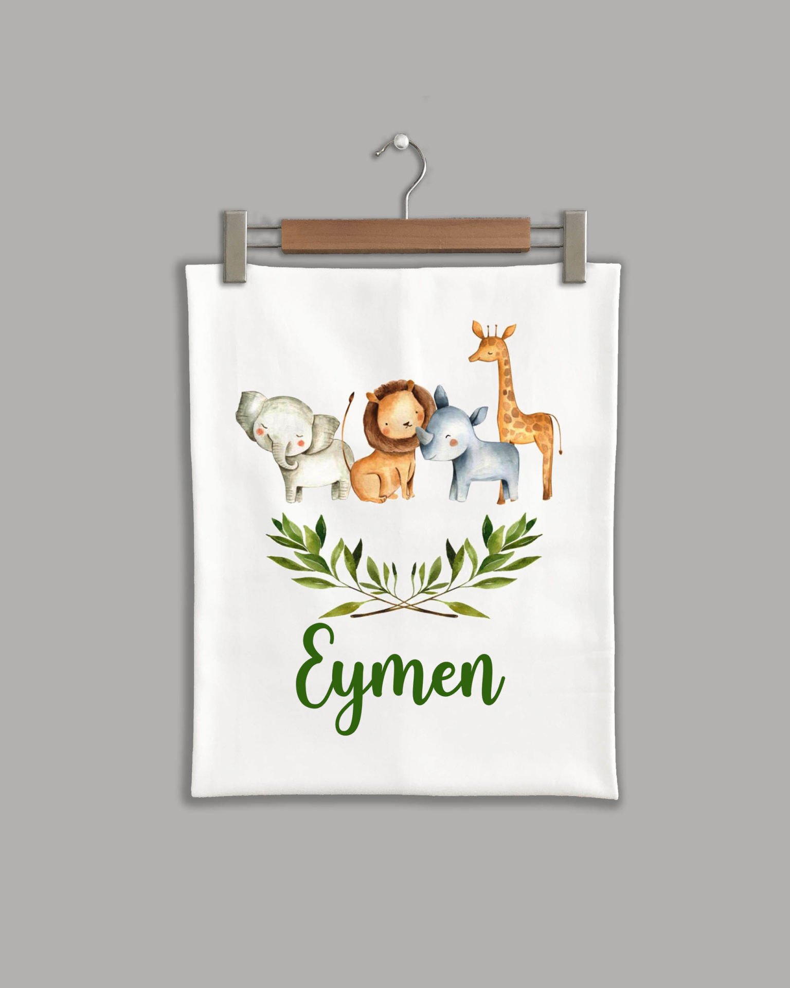 Sevimli Hayvanlar Modeli Organik Battaniye