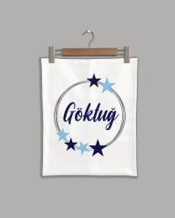 Yıldızlı Çelenk Modeli Organik Battaniye