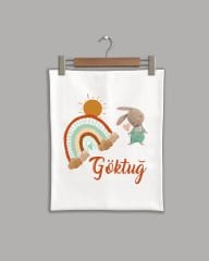 Tavşanlı Gökkuşağı Modeli Organik Battaniye