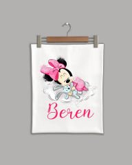 Mickey Mouse Modeli Organik Battaniye