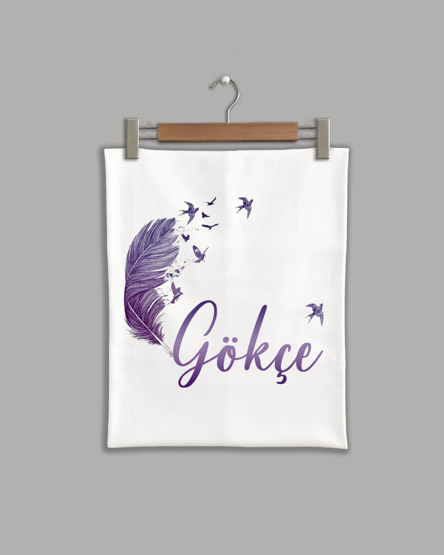 Soft Yaprak Modeli Organik Battaniye