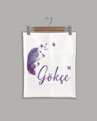 Soft Yaprak Modeli Organik Battaniye