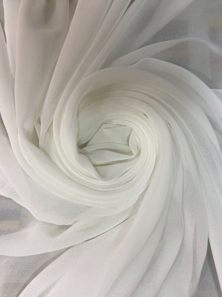 85 Gr Sentetik Silky Elegance Şifon Kırık Beyaz (col-01)