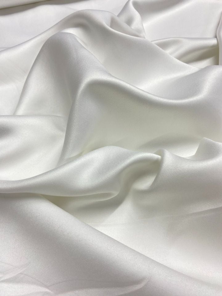 Sentetik Double Dolce Saten Kumaş Off-White (col-01)