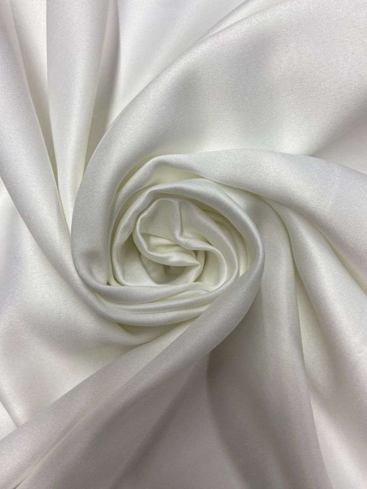 Sentetik Double Dolce Saten Kumaş Off-White (col-01)