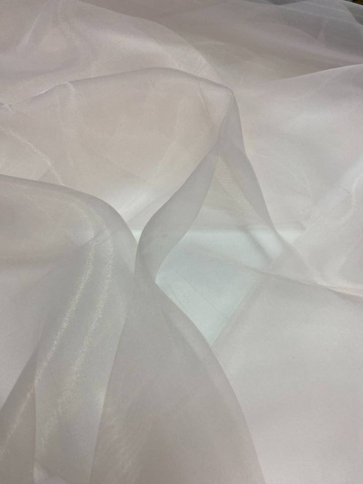 Sentetik Silky Mat Organza Kumaş Pudra (col-02)