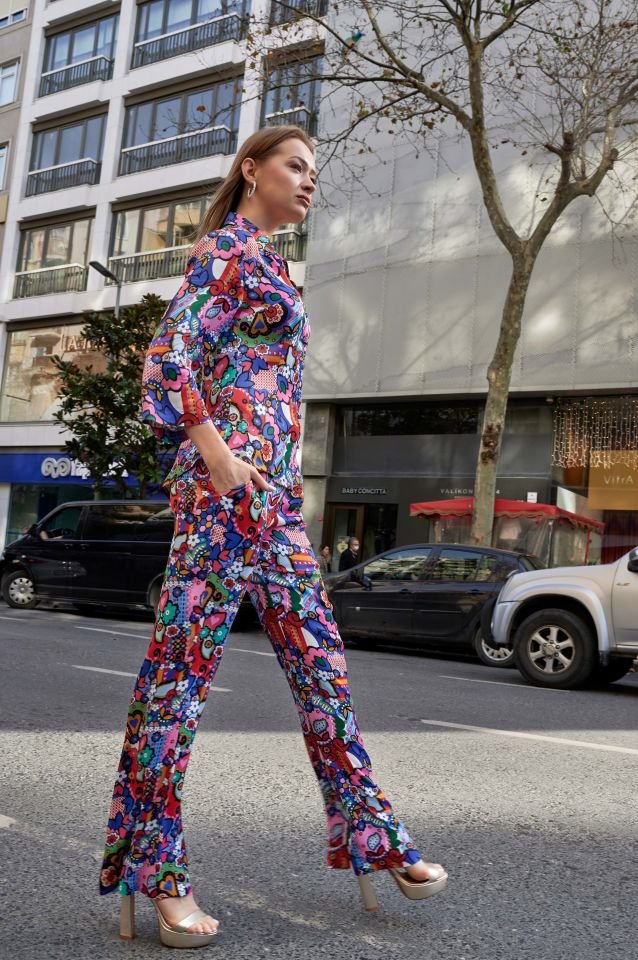 Vegan Silk Trousers
