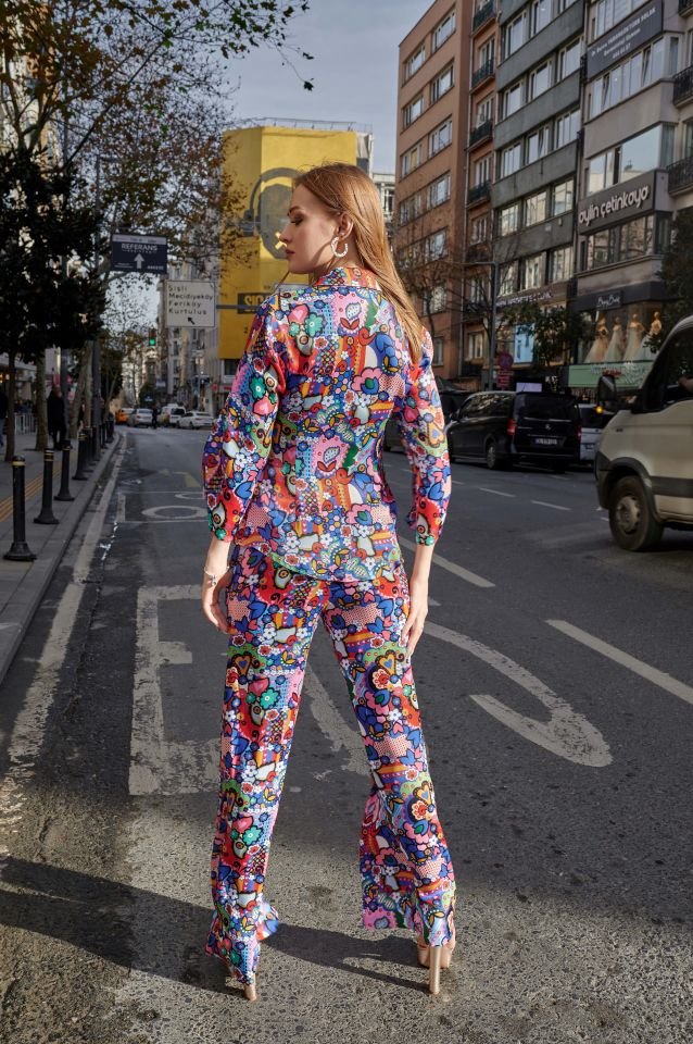 Vegan Silk Trousers