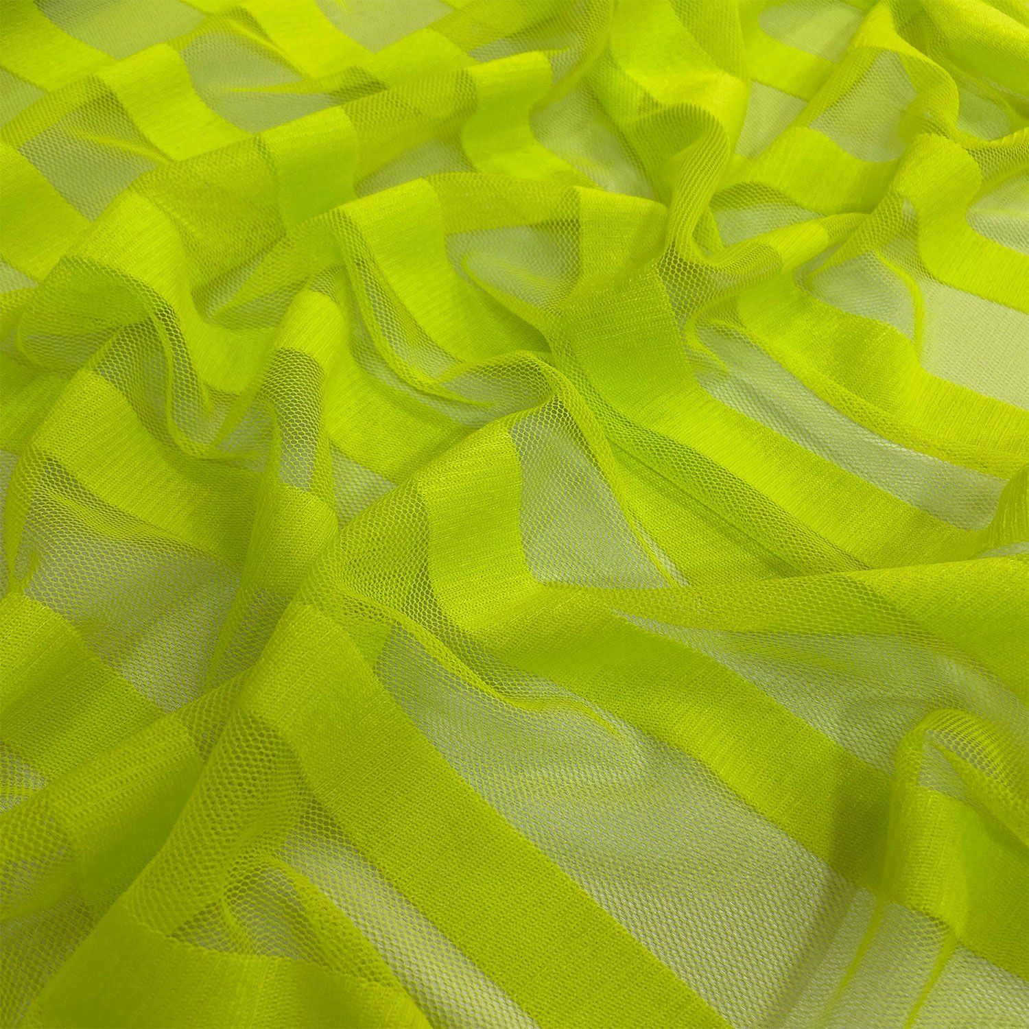 Zebra Tül Line 1 Metre Fıstık Yeşili Kumaş(col-11)