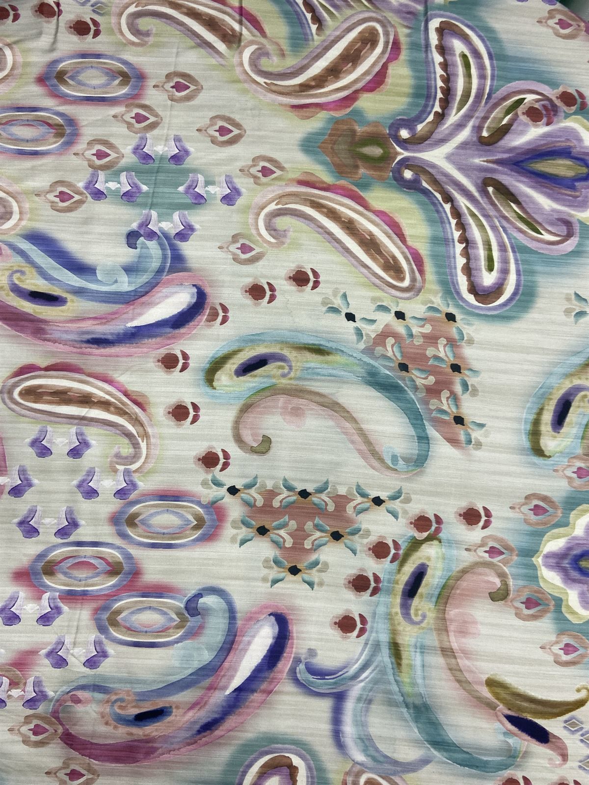 Milano Silky Satin Patterned 1 Meter Fabric (col-23-2137)
