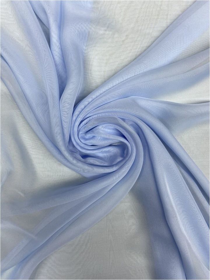 Silky Touche İpeksi Şifon 1 Metre Baby Blue Kumaş (col-013)