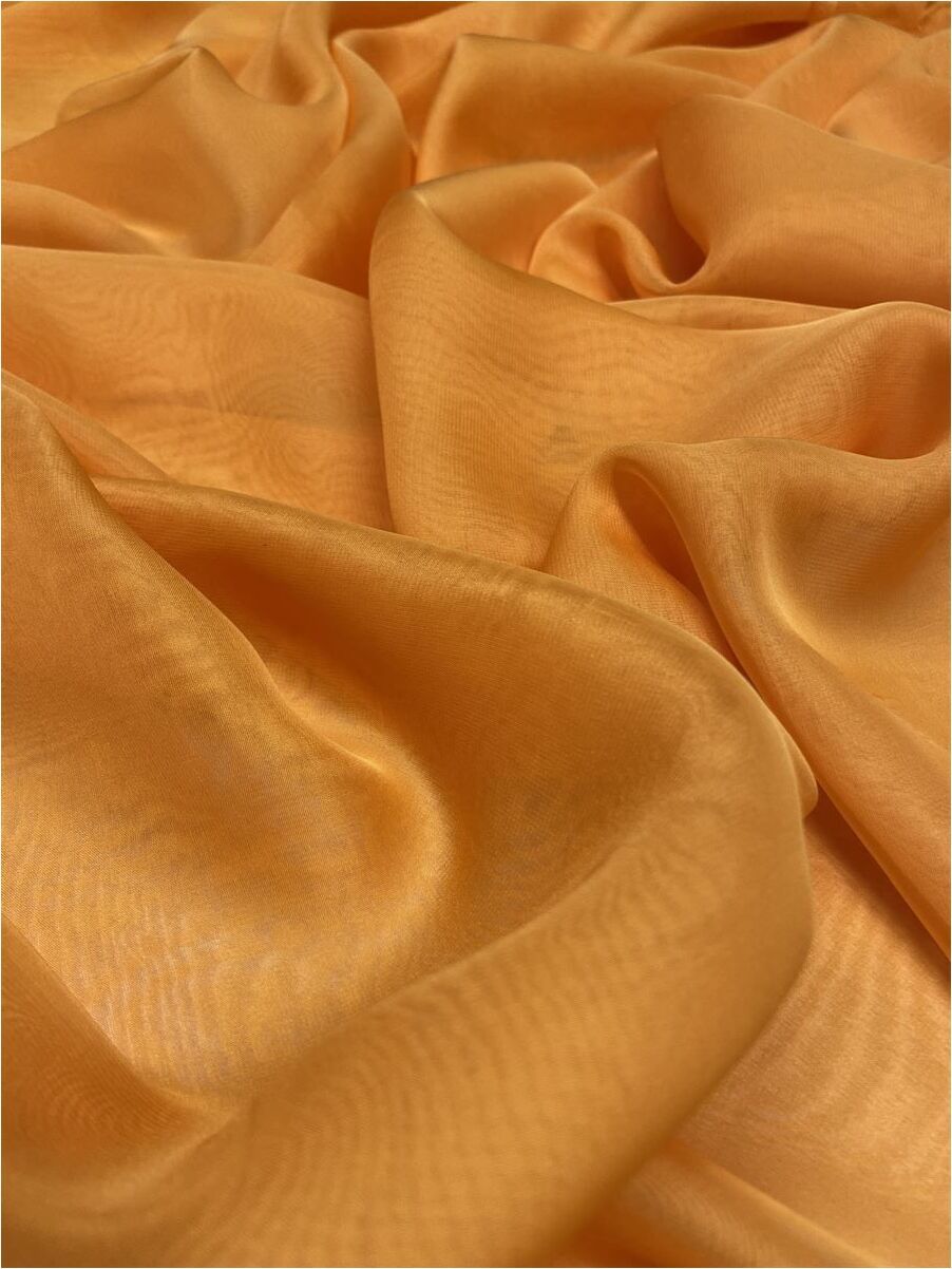 Silky Touche İpeksi Şifon 1 Metre Orange Kumaş (col-026)