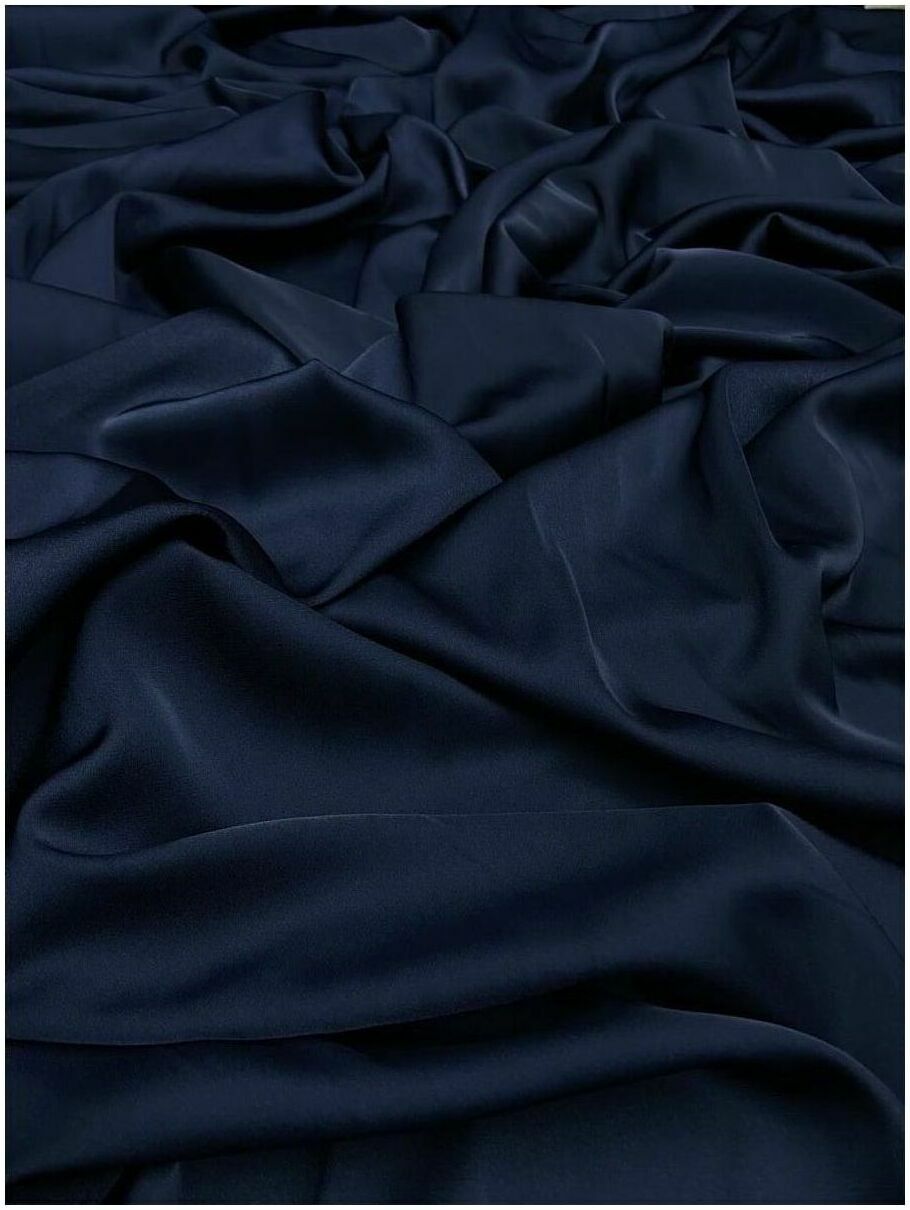 Soft Lycra Saten 1 Metre Lacivert Kumaş (col-29)