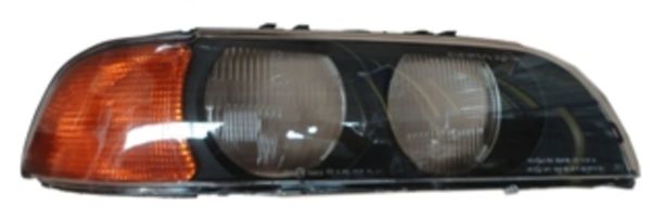 Bmw 5 Serı- E39- 96/00; Far Camı Sağ Sarı Sinyalli (ELLA)
