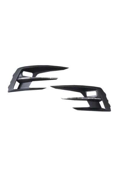 Renault Megane 4 Sd 21/24 Sis Lamba Kapağı Sağ/sol Set/sis Delikli/siyah/nikelaj Çıtalı (Tyg)