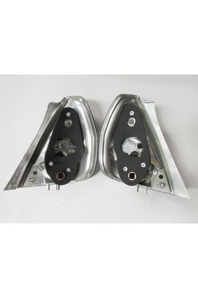 Honda Jazz- 01/08; Uyumlu Modifiye Stop Lambası Sağ/sol Set 2 Parça Füme/siyah Füme/siyahtyc