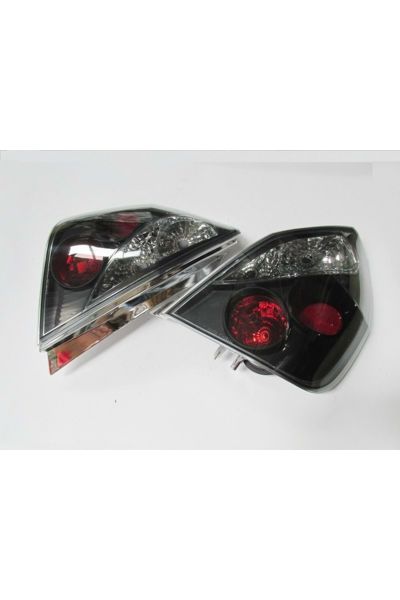 Honda Jazz- 01/08; Uyumlu Modifiye Stop Lambası Sağ/sol Set 2 Parça Füme/siyah Füme/siyahtyc