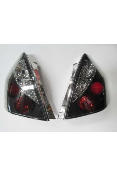 Honda Jazz- 01/08; Uyumlu Modifiye Stop Lambası Sağ/sol Set 2 Parça Füme/siyah Füme/siyahtyc