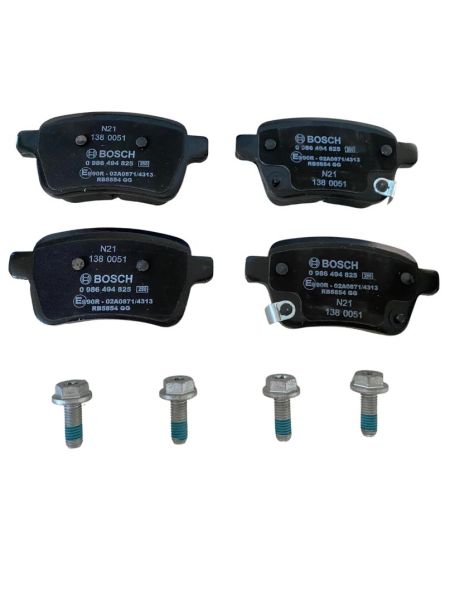 Opel Corsa E Arka Fren Disk Balata Bosch Marka 95517078