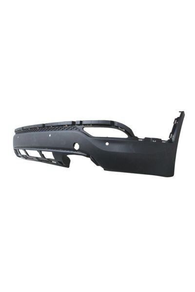 Hyundai Santa Fe 13/15 Arka Tampon Alt Siyah (Sensör Delikli Tyg)