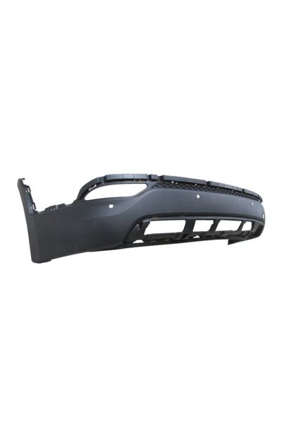 Hyundai Santa Fe 13/15 Arka Tampon Alt Siyah (Sensör Delikli Tyg)