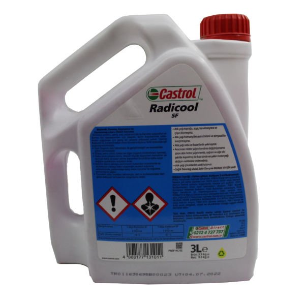 Castrol Radıcool Antıfırız Kırmızı 3 Lıtre