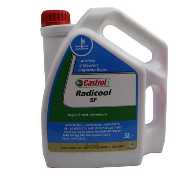 Castrol Radıcool Antıfırız Kırmızı 3 Lıtre
