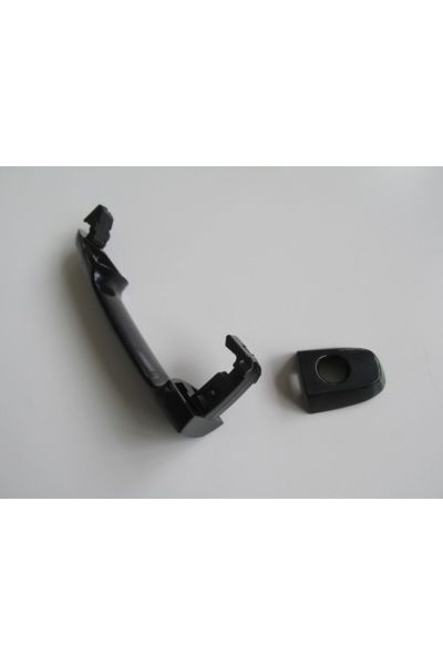 Toyota Yaris 06/11 Ön Kapı Dış Açma Kolu Sol Siyah (Boyanır Tip) Şifre Delikli (Hushan)