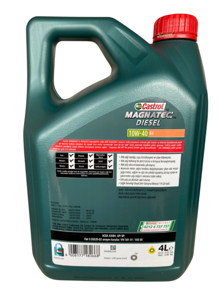 Castrol Magnatec A3/B4 10W/40 Magnatec 4 Lıtre