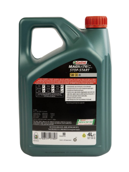 Castrol Mtec Start Stop 5W/30 A5 4 Lt