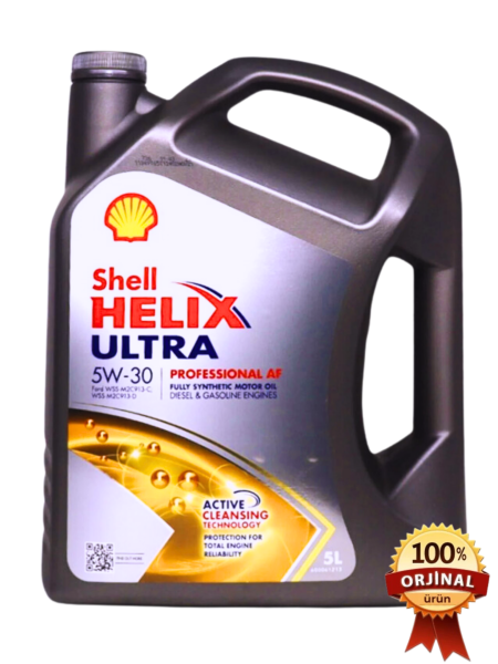 Shell Helix Ultra Professional AF 5W-30 5 Litre Motor Yağı ÜRT:2024