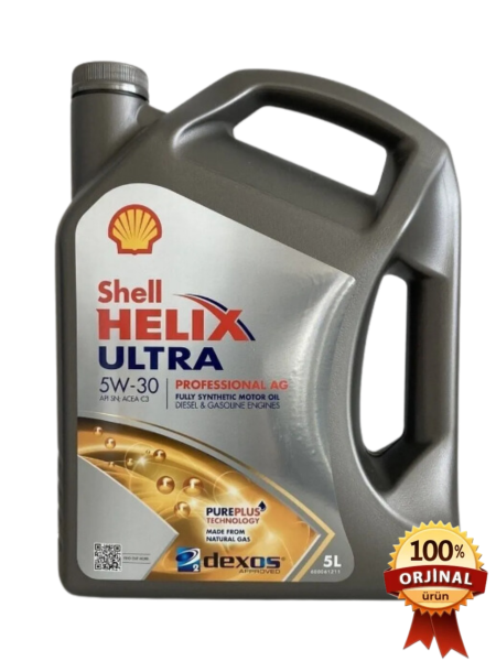 Shell Helix Ultra Professional AG 5W-30 5 Litre Motor Yağı ÜRT:2024