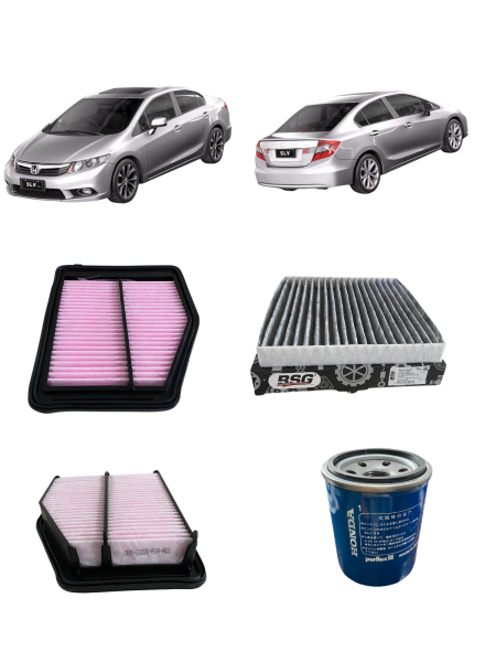 Honda Civic Fb7 1.6 Filtre Bakım Seti 2012-2016